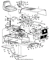 MTD 245-596-190 2 HP Edger (1985) Parts Diagram for Edger Assembly