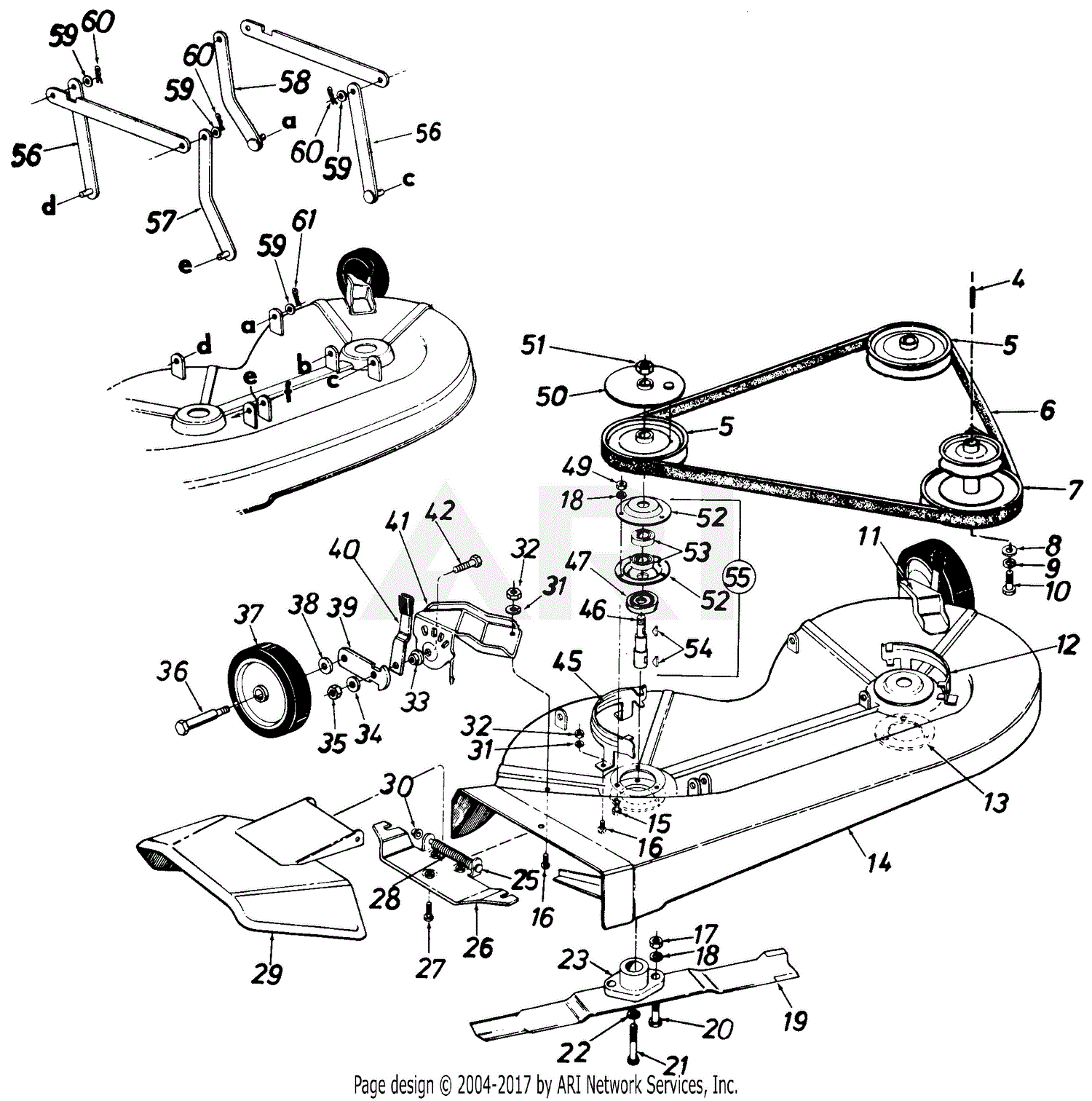 Mtd Lawn Tractor Lt Parts Diagram For Mowing