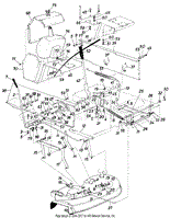 MTD 135-782-190 16 HP Lawn Tractor LGT-310 (1985) Parts Diagram for  Hydrostatic Transmission