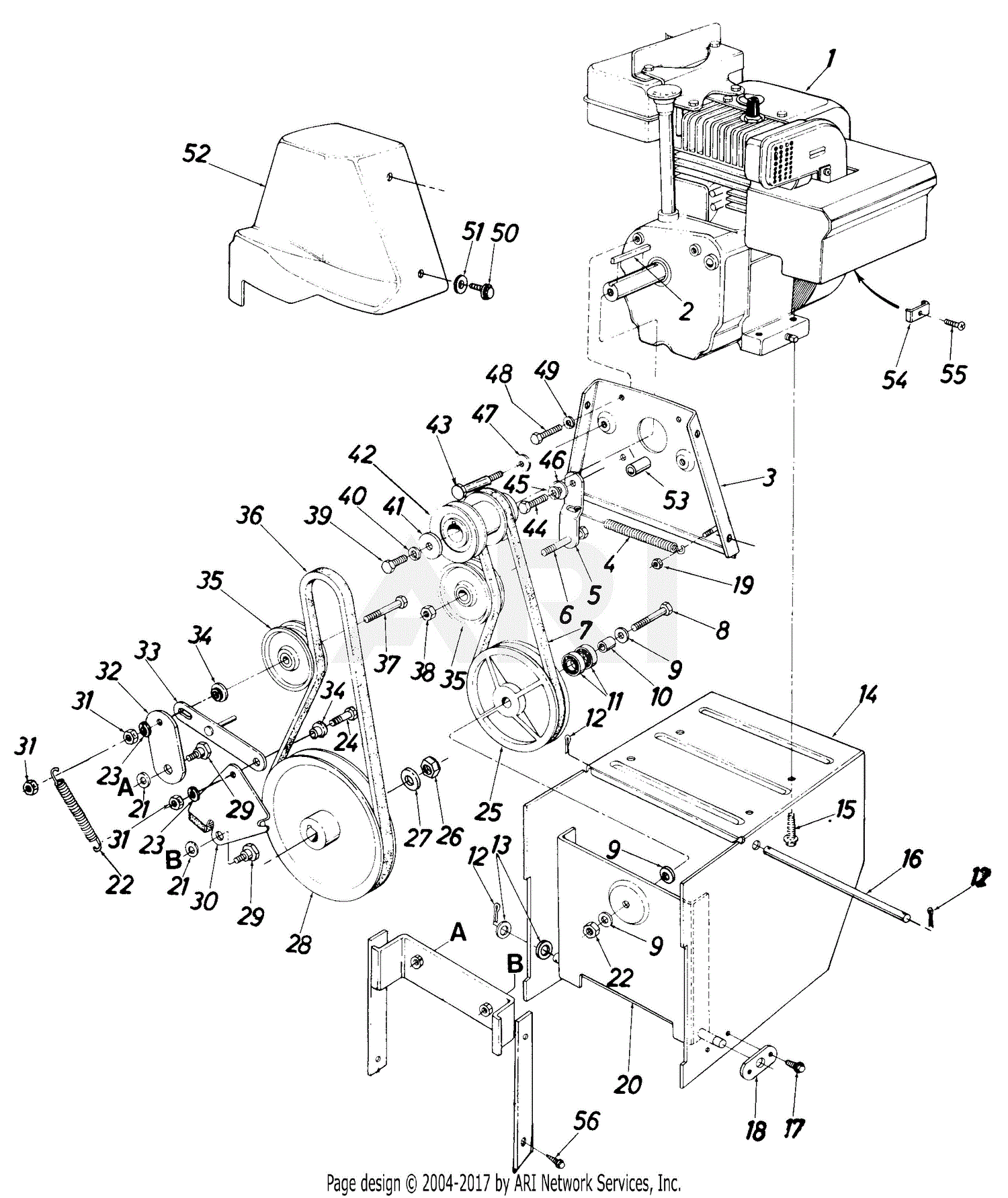 1979 mtd snowblower parts diagram