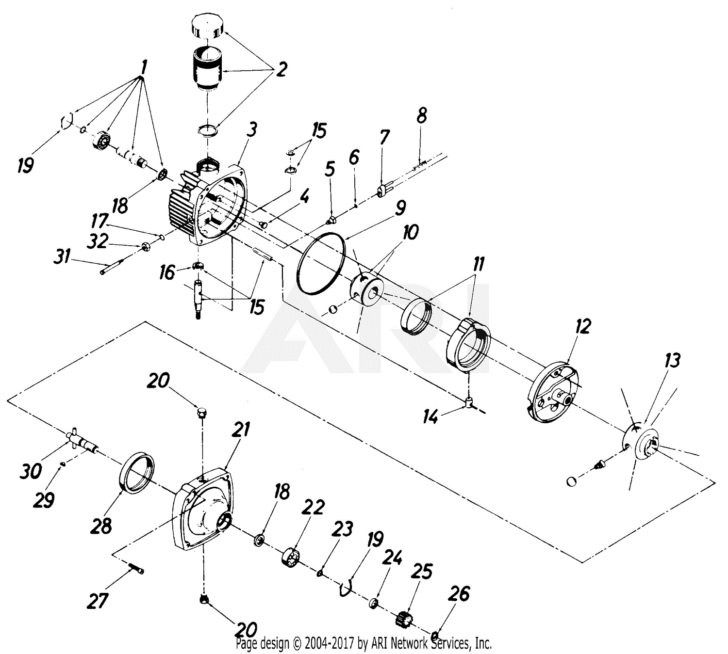 Cub cadet hydrostatic transmission diagram