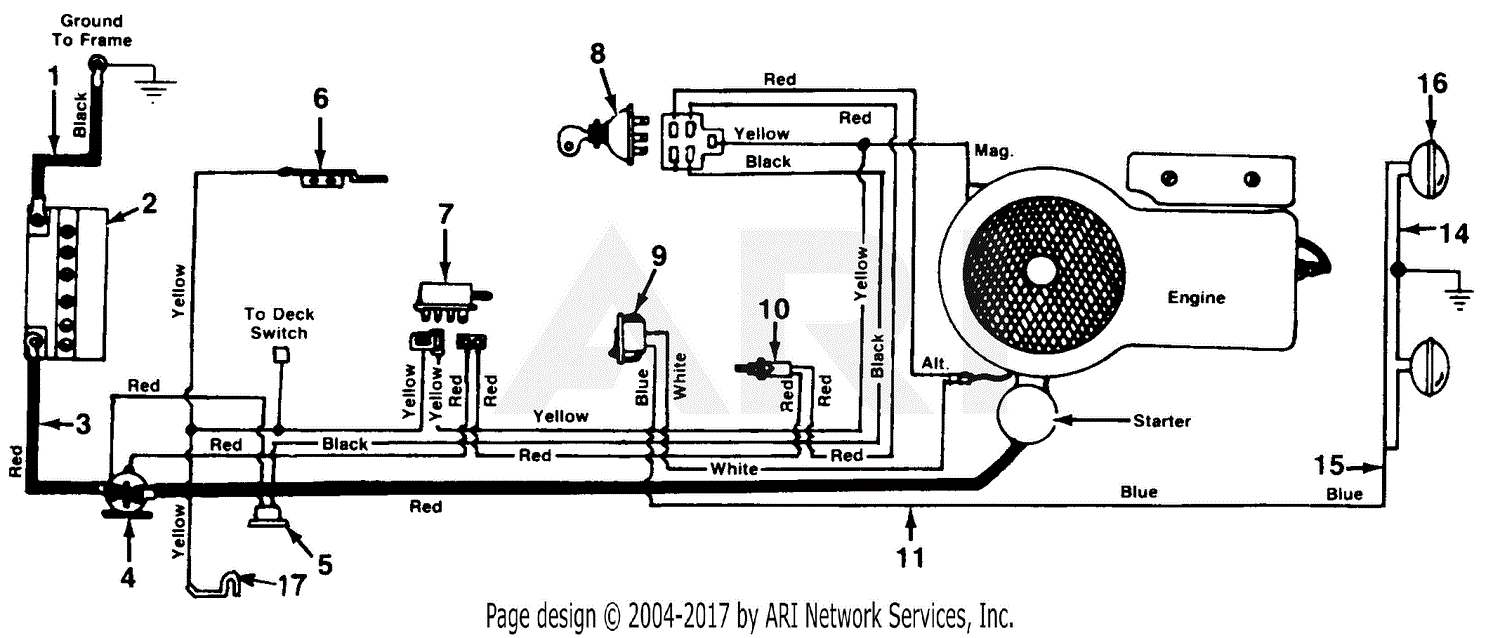 MTD 138-346-190 L-11 (1988) Parts Diagram for Electrical System