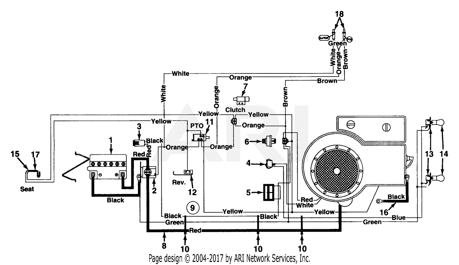Lawn Tractor Wiring Schematic - 88 Wiring Diagram