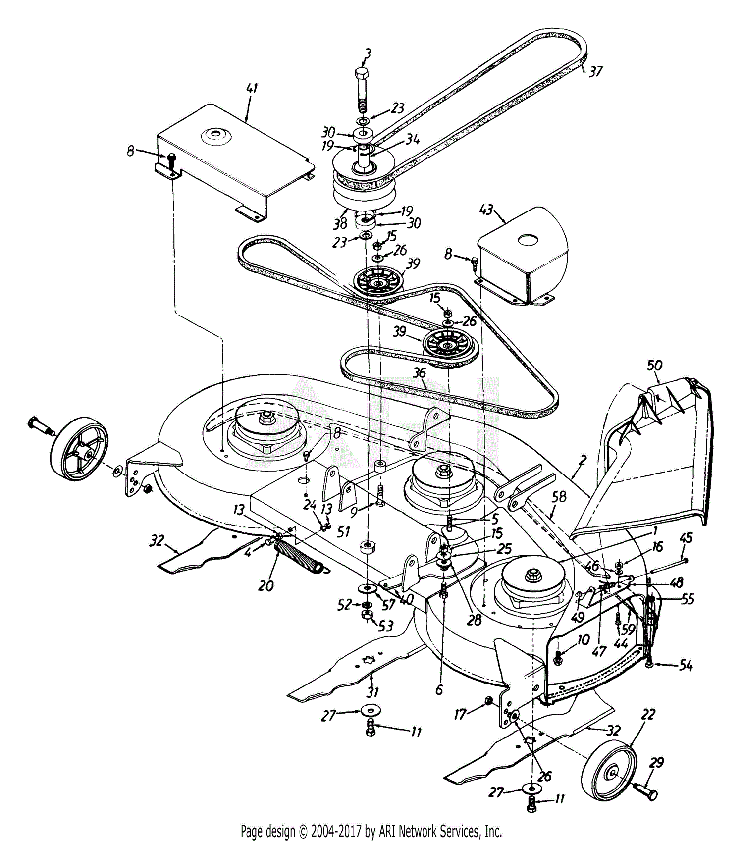 MTD 135T696H190 Lawn Tractor LT-165 (1995) Parts Diagram ... john deere l130 safety switch wiring diagrams 