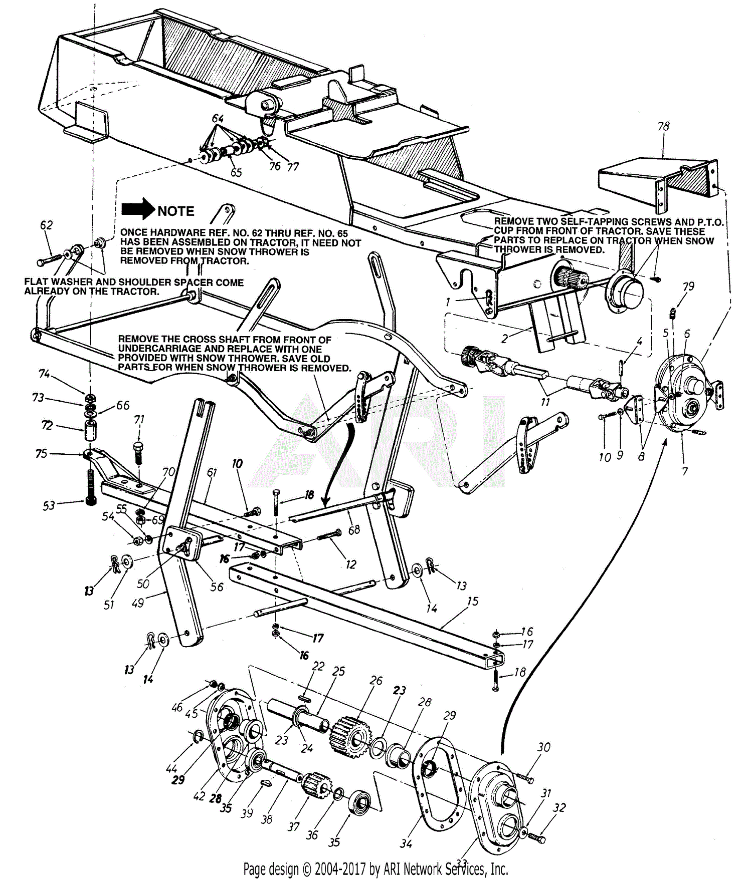 Mtd White Parts Diagram For Inch Snow Thrower Attachment Part