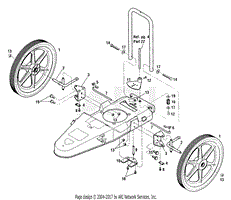 MTD 25A-258H190 HWT-622 Trimmer Mower (2001) Trimmer Mower Assembly
