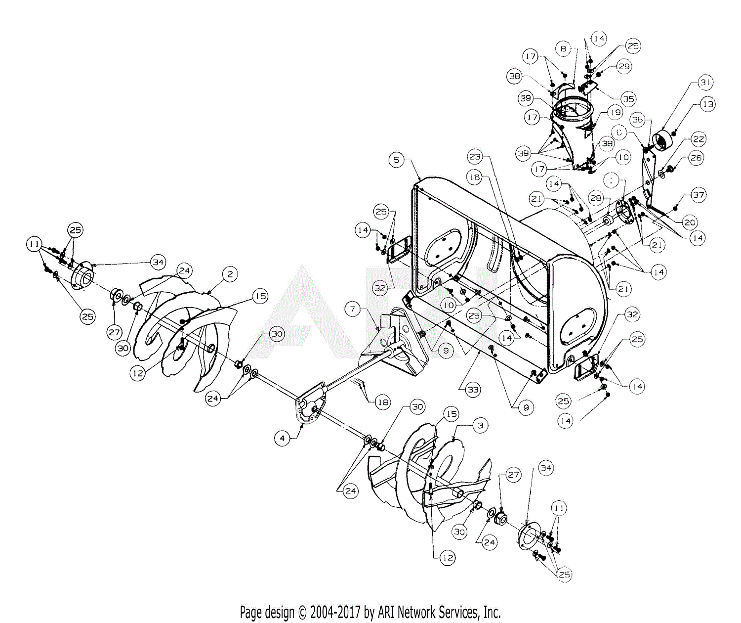 31as63ee751 mtd snowblower parts diagram