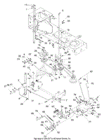 MTD 13AJ616G790 LT-1855H (2004) Parts Diagram for Drive