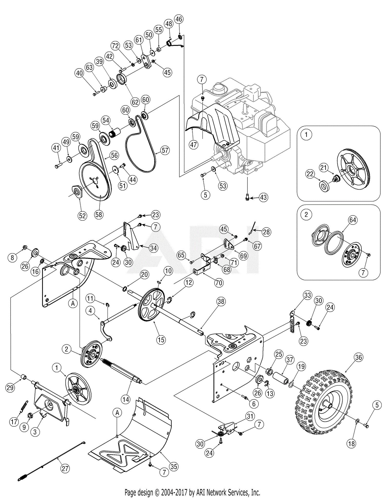 MTD 31AH6GLF790 (2006) SB-626 31AH6GLF790 (2006) Parts Diagram for