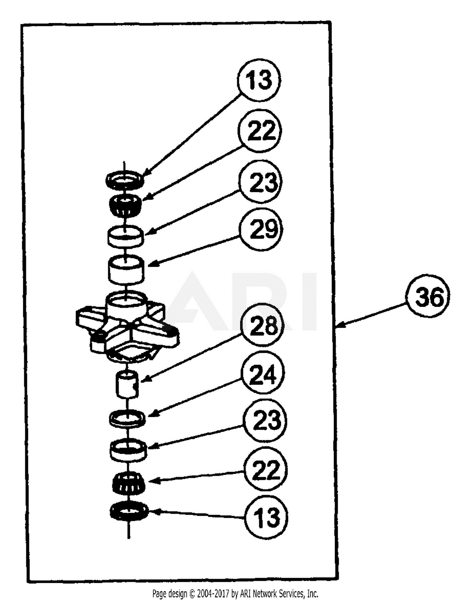 35 Cub Cadet Spindle Assembly Diagram