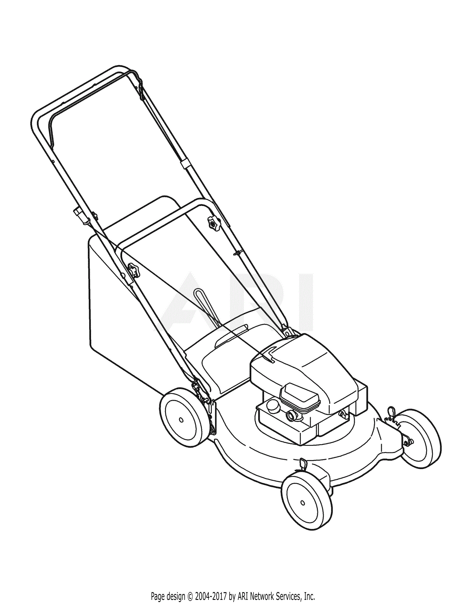 MTD 11A-414E029 (2009) Parts Diagram for .Quick Reference