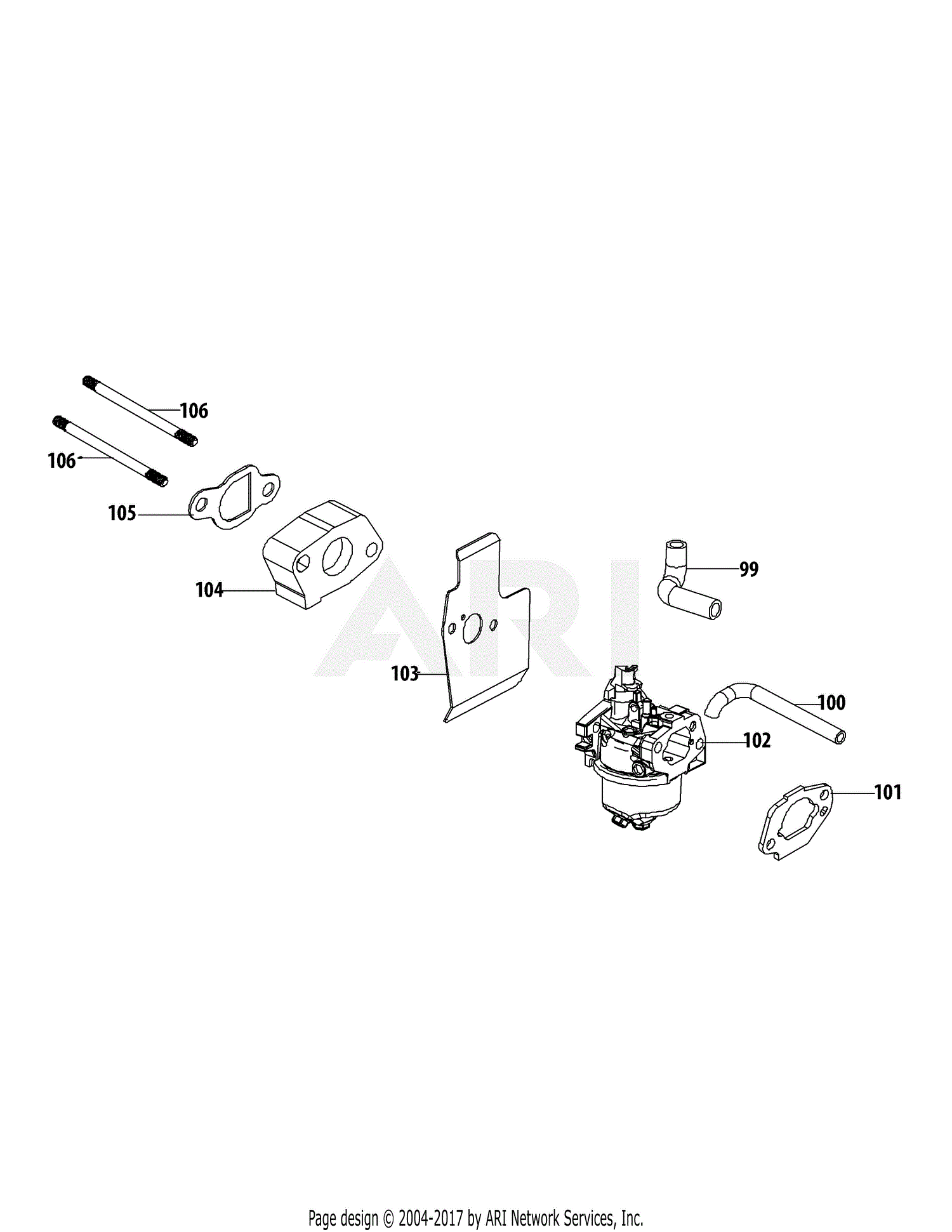 Ryobi 11A-A0S5700 (2015) Parts Diagrams