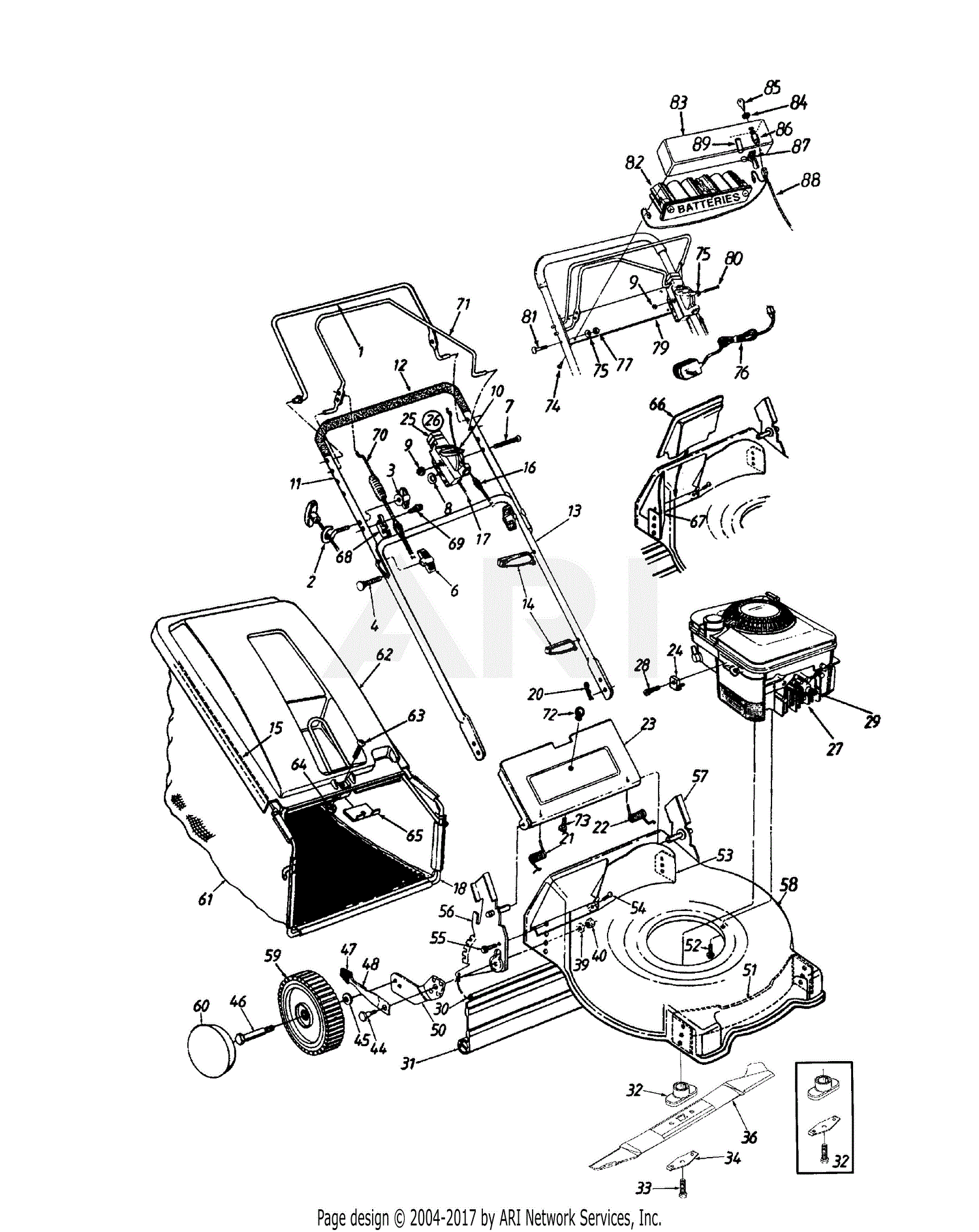 Mtd 12ae458g352  1997  Parts Diagram For General Assembly