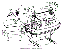 MTD 13AS699G088 (TMO-3204205) (1997) Parts Diagram for Deck 