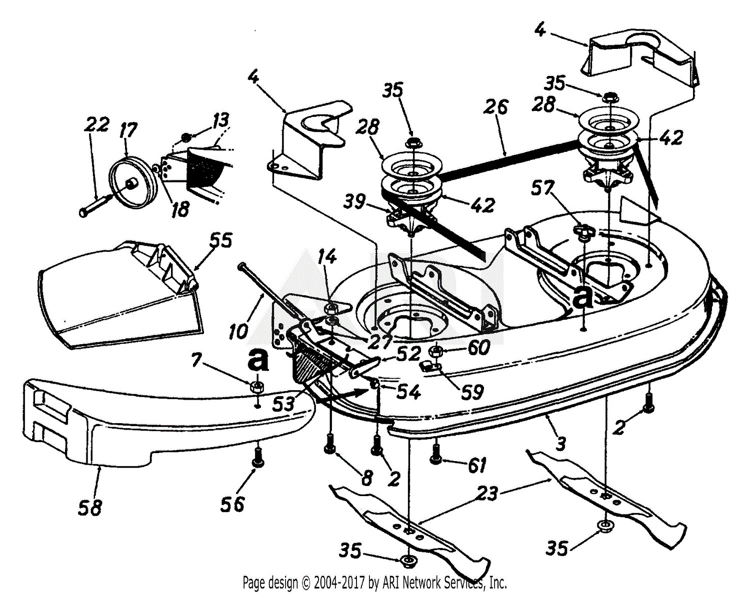 Mtd 38 Inch Deck Belt Diagram