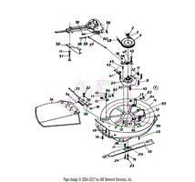 MTD 13AB560B302 (1997) Parts Diagram for Deck Lift & Hanger Assembly