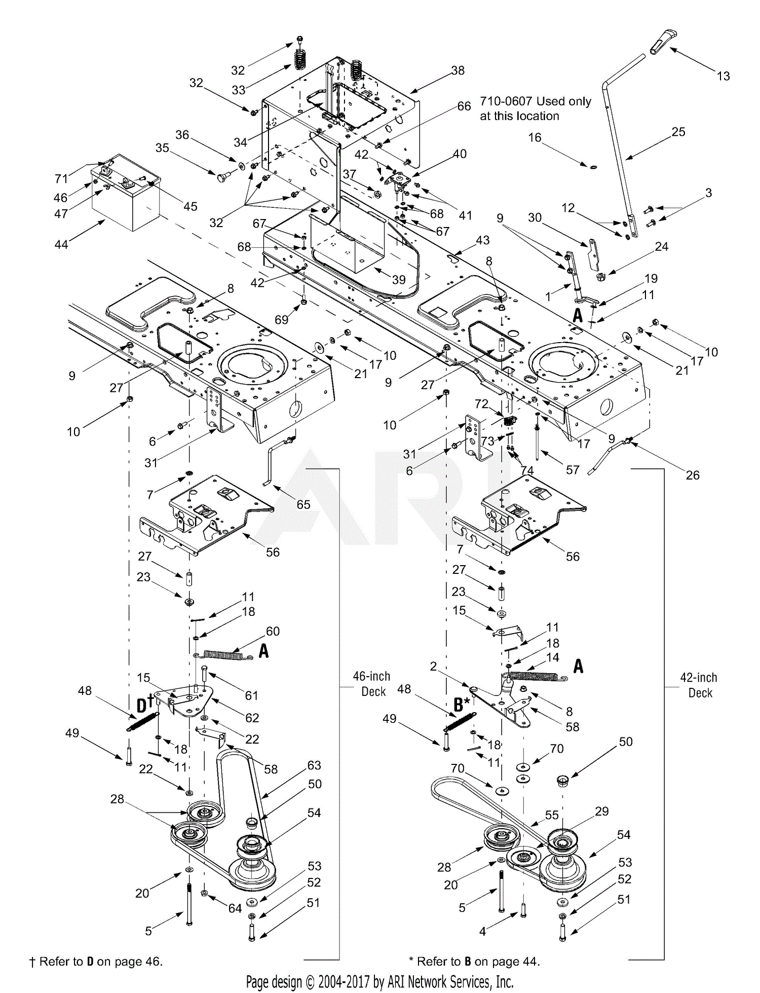 MTD 13AU614H755 (2004) Parts Diagram for PTO Manual ... cub cadet electric pto diagrams 