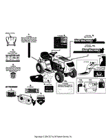 Tracteur de pelouse Courroie de lames adapt/é pour MTD 92 13H2765E600 2006