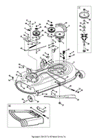 MTD 13AN775S000 (2013) Parts Diagram for Mower Deck