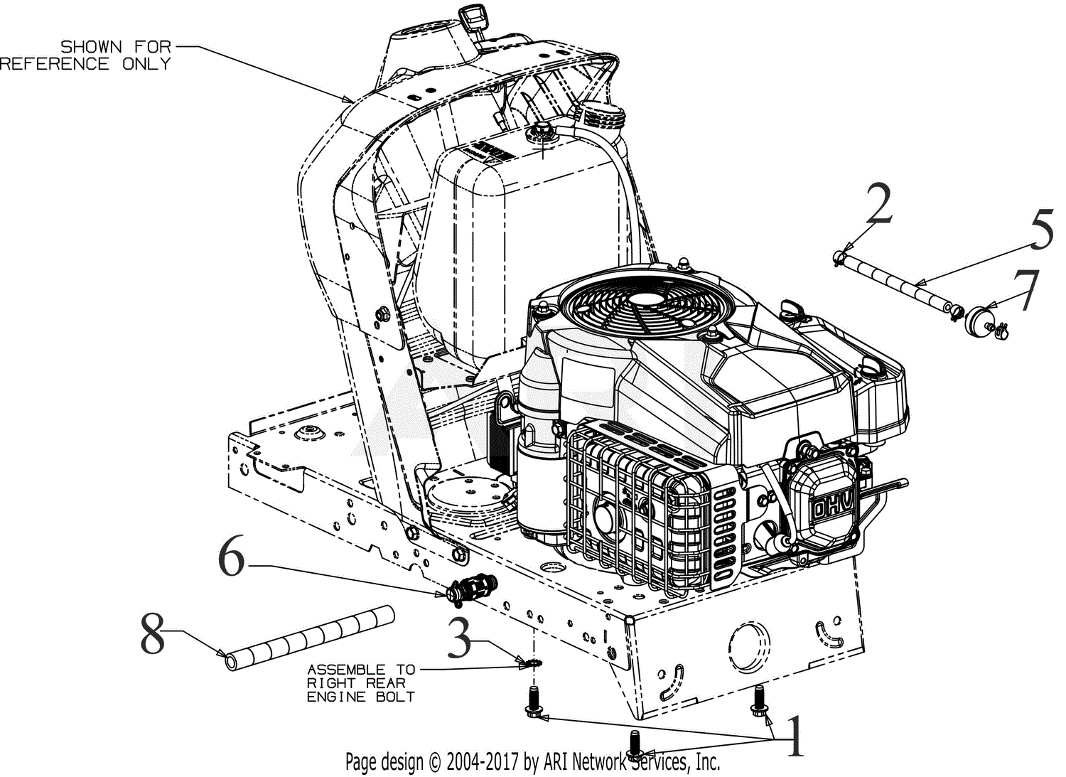 MTD 13AB775S000 2019 Parts Diagram for Engine Accessories