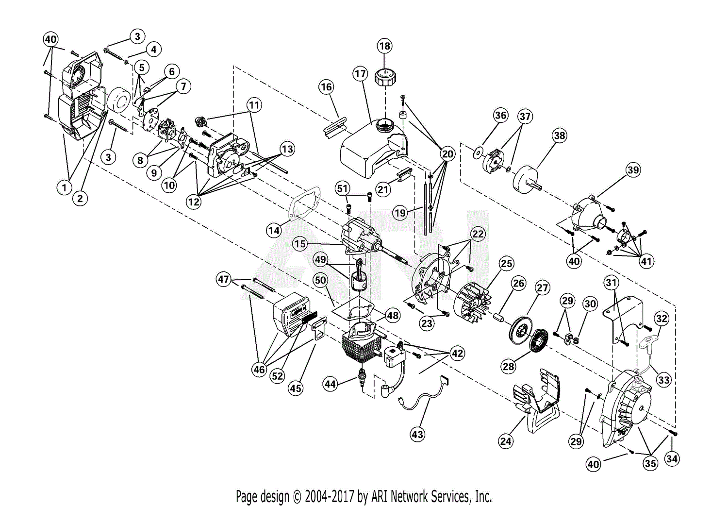 MTD 120R 21C120R000 21C120R000 120R Parts Diagram for Engine Parts