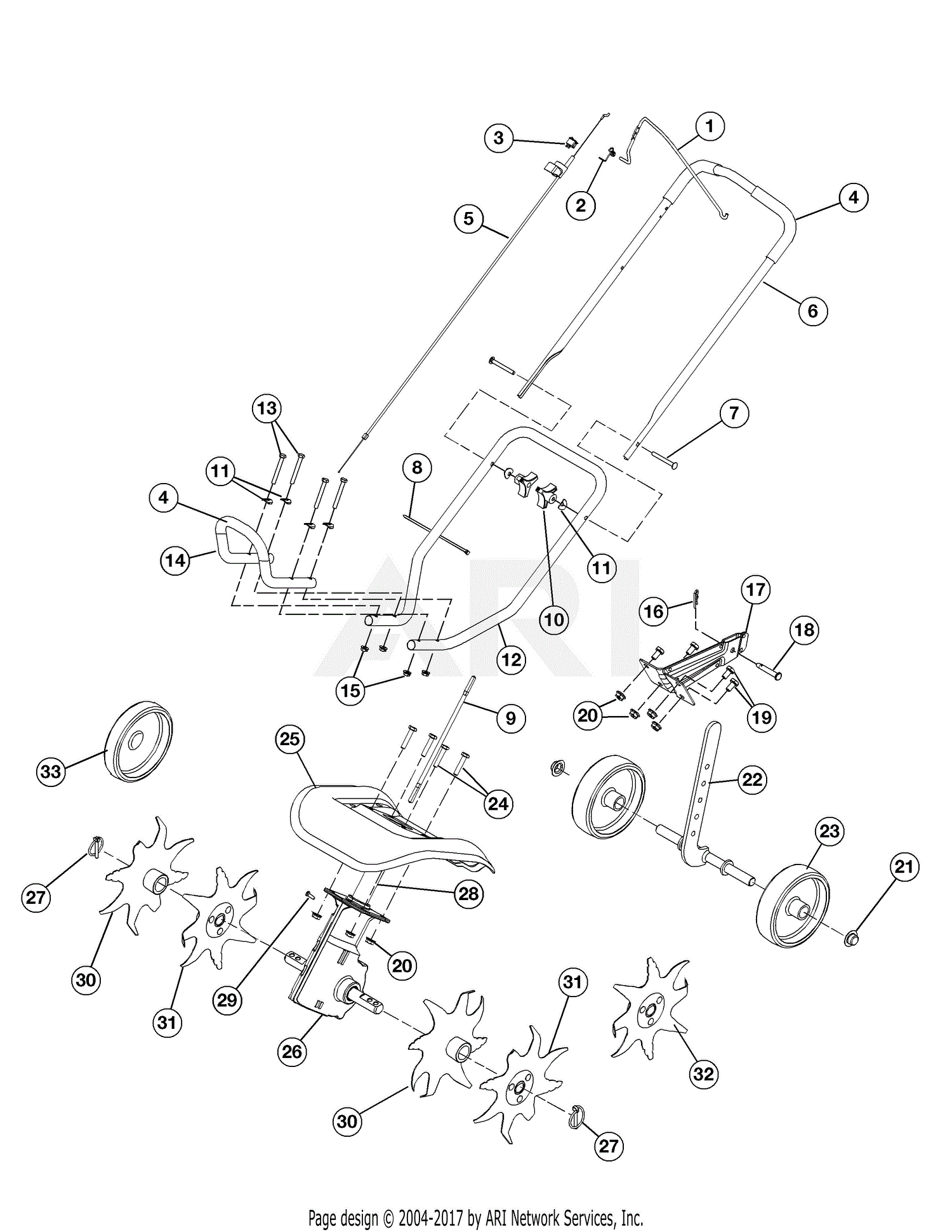 MTD Y144 21AA144R900 Parts Diagram for General Assembly 11.30.11 & After