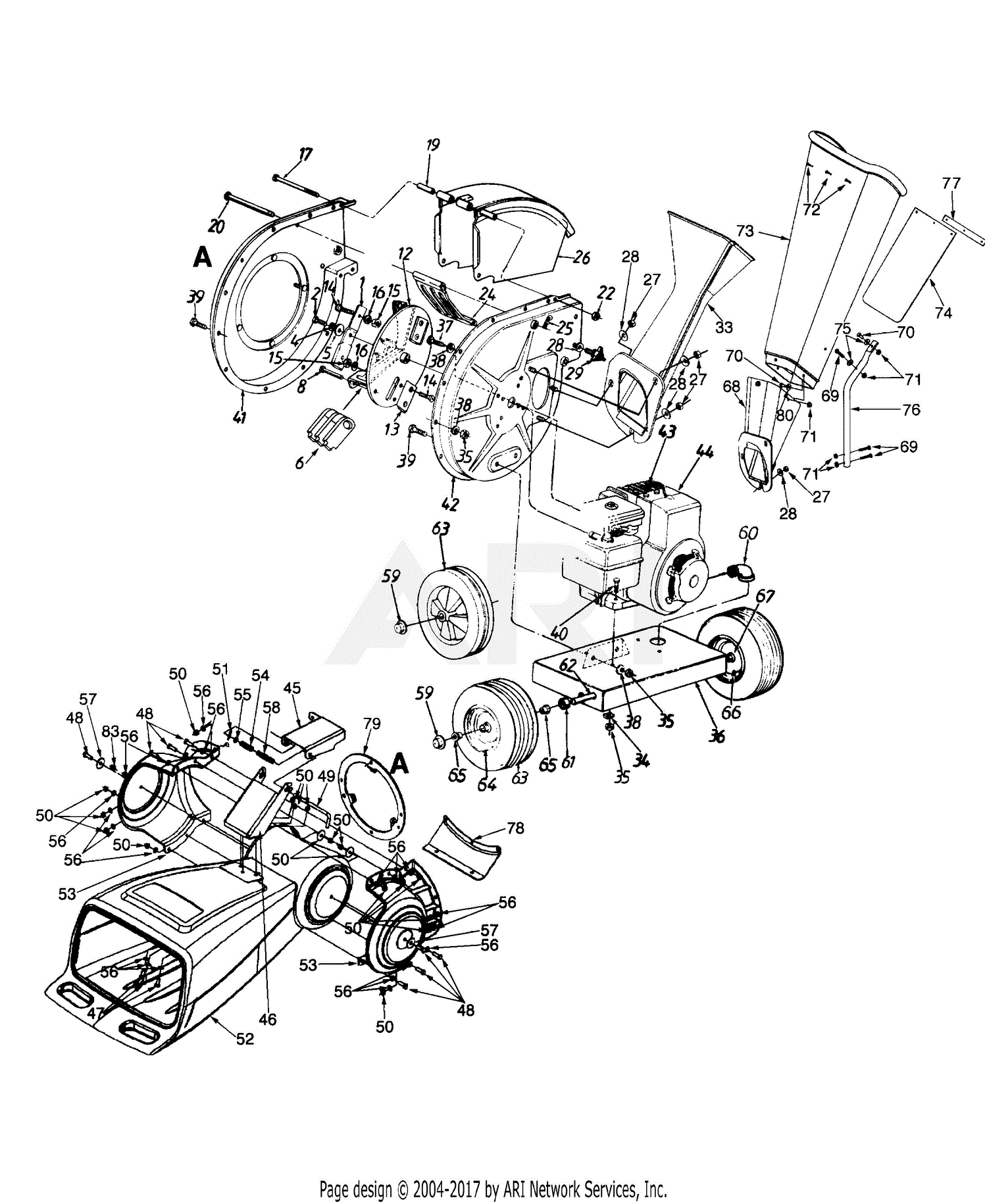 MTD 247-462B302 (1997) Parts Diagram for General Assembly