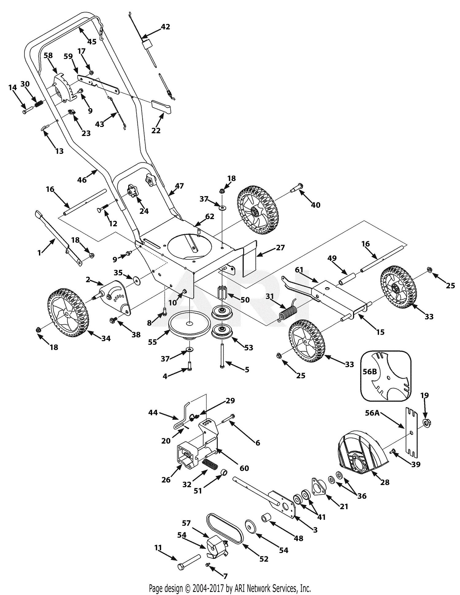 Yard machine edger discount parts