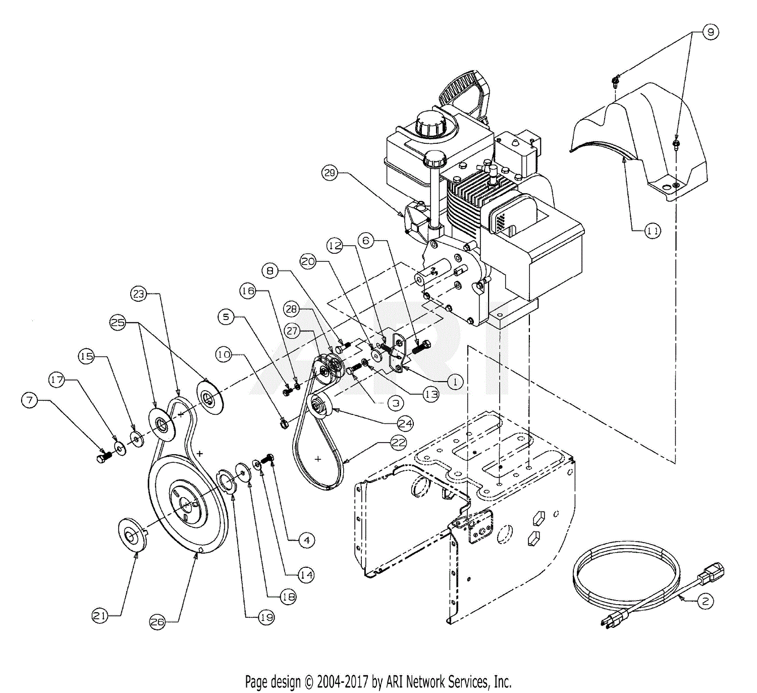 yardman mtd snowblower parts