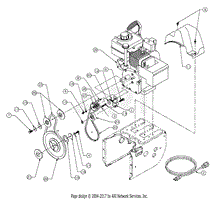 MTD 31AE665E118 (1998) Parts Diagram for Belt Drive II 31AE665E