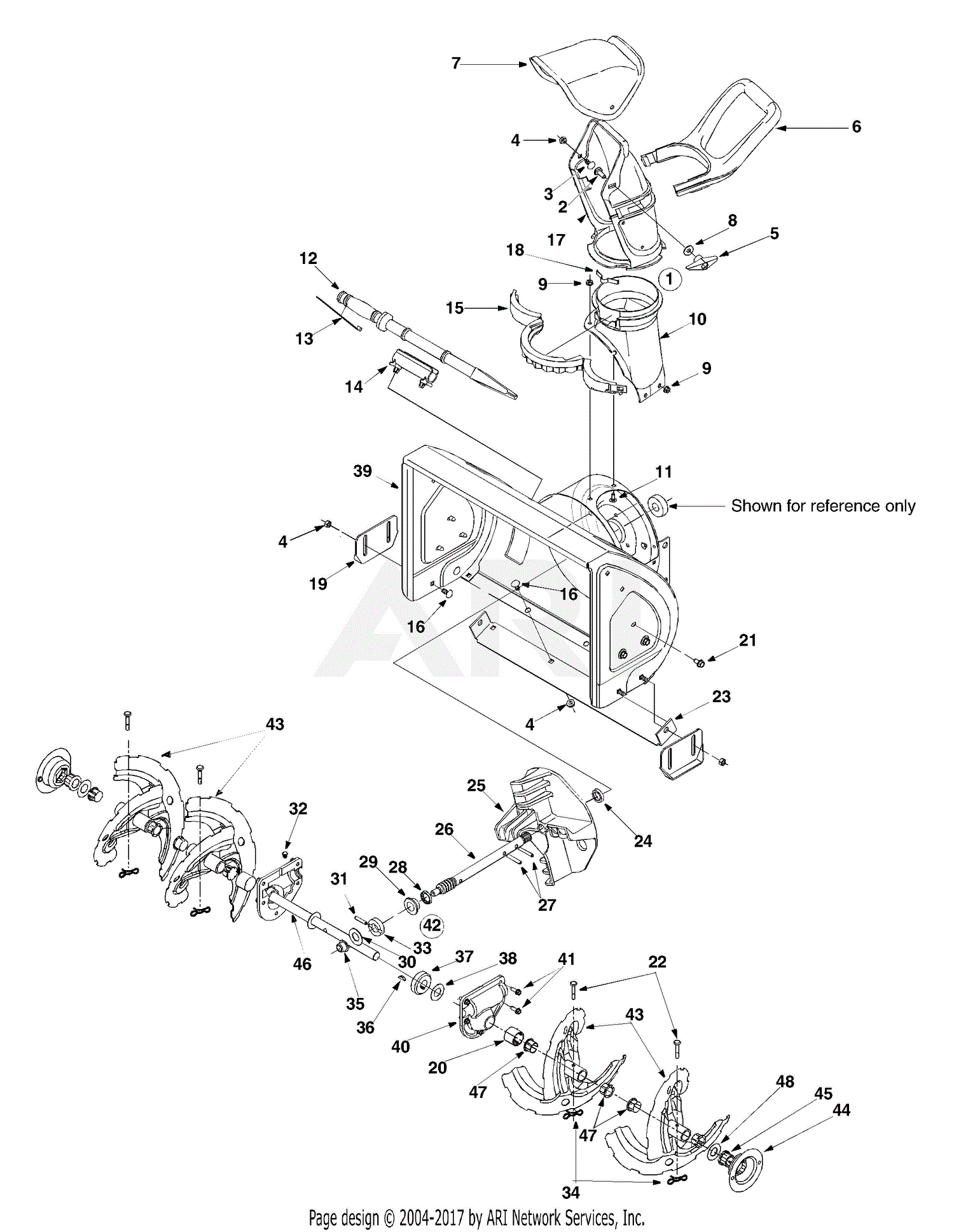 MTD 31A-3AAD700 (2005) Parts Diagram for General Assembly