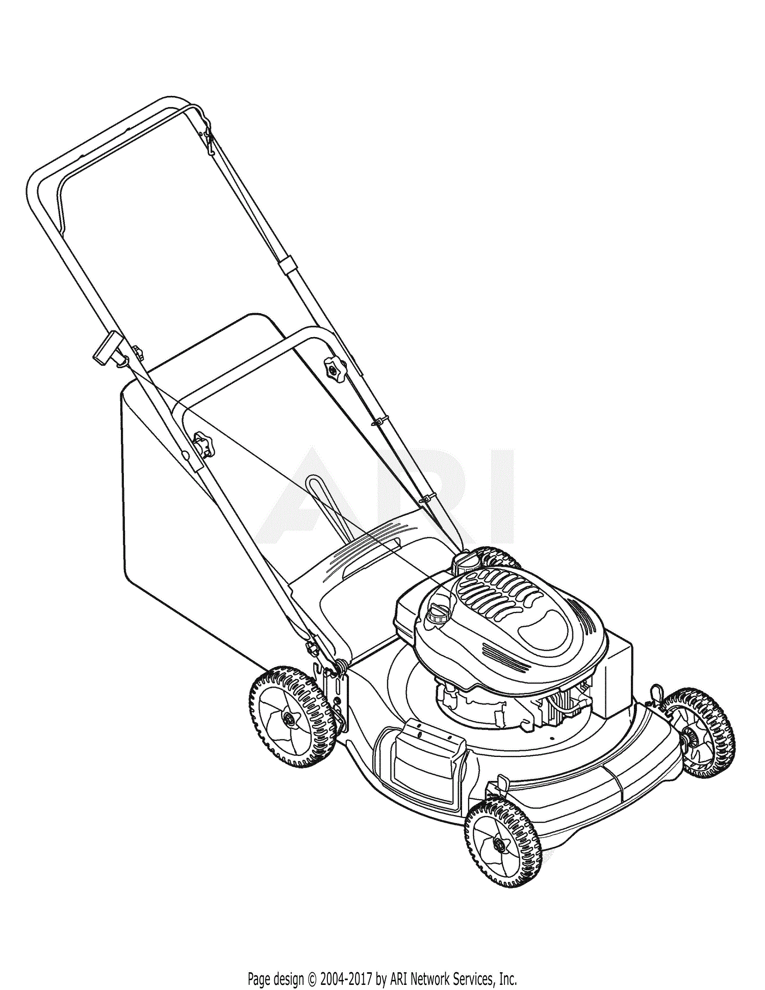 MTD 11A-439Q755 (2006) Parts Diagram for .Quick Reference