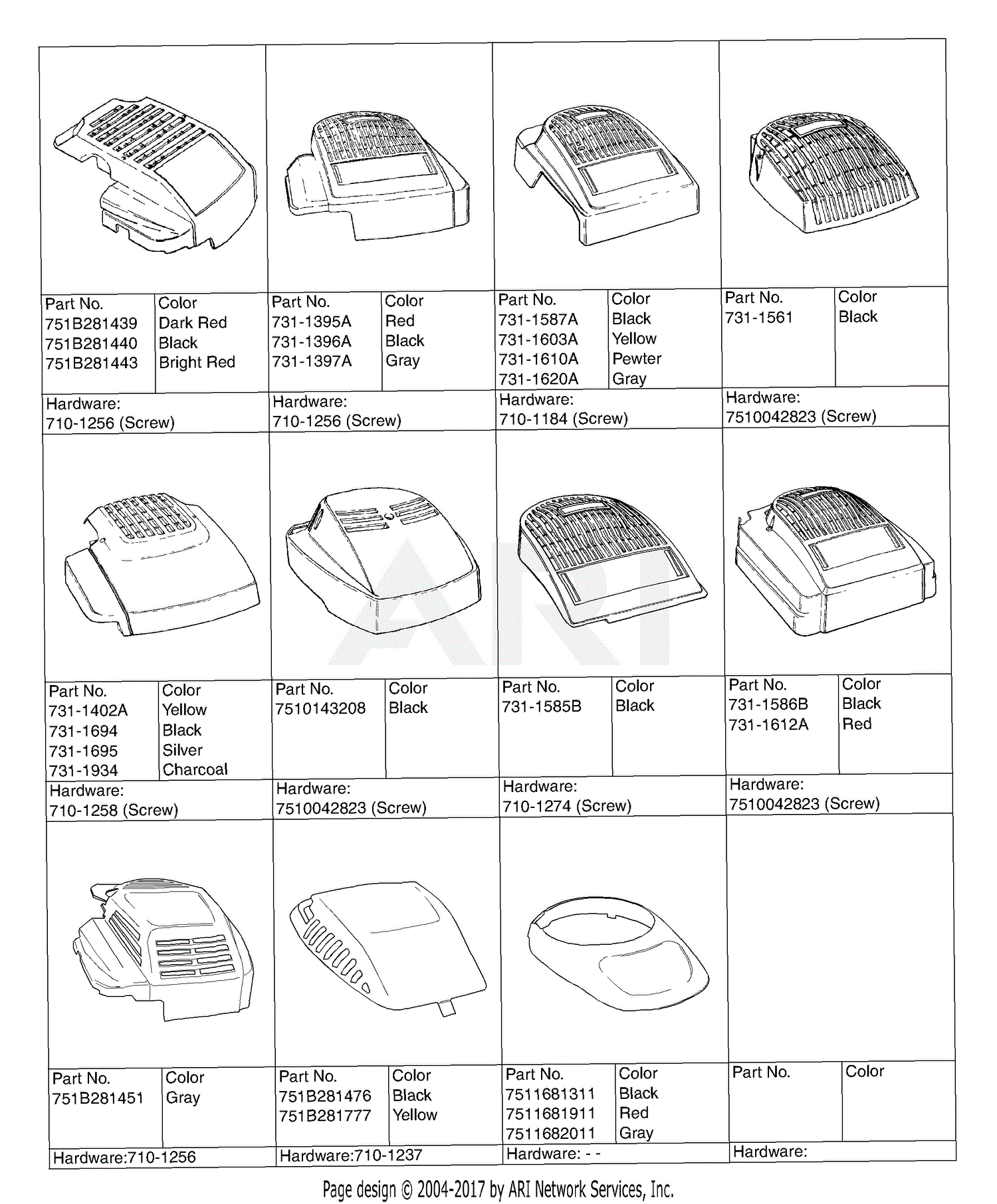 MTD 12A569T401 (2001) Parts Diagram for Engine Shrouds