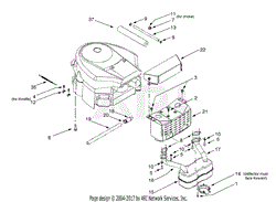 MTD 13AD604G401 (2000) Parts Diagram for Muffler/Engine Accessories ...