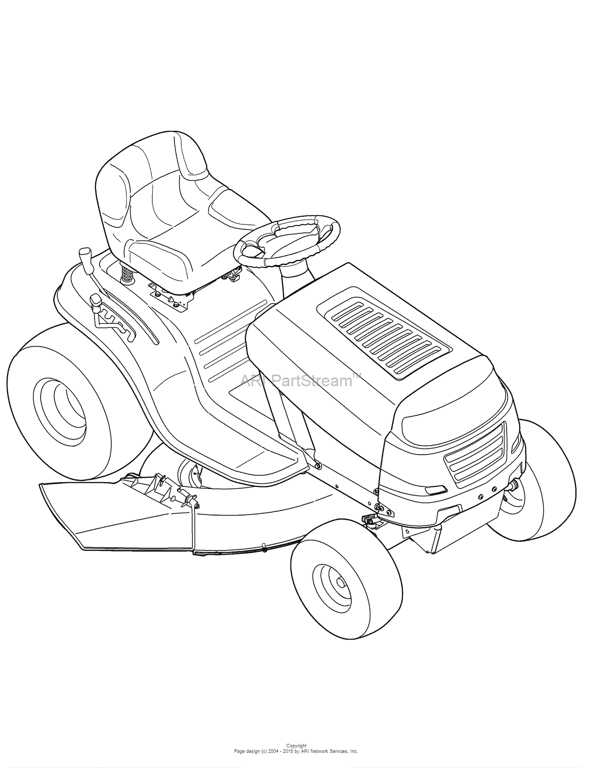 MTD 13AM772S055 (2010) Parts Diagram for .Quick Reference Yard-Man