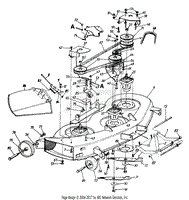 MTD 144V834H401 (1994) Parts Diagram for Deck Assembly