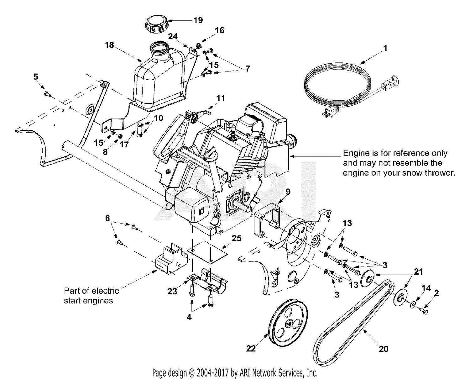 MTD 31AE295-401 (2002) Parts Diagram for Drive & Fuel Tank