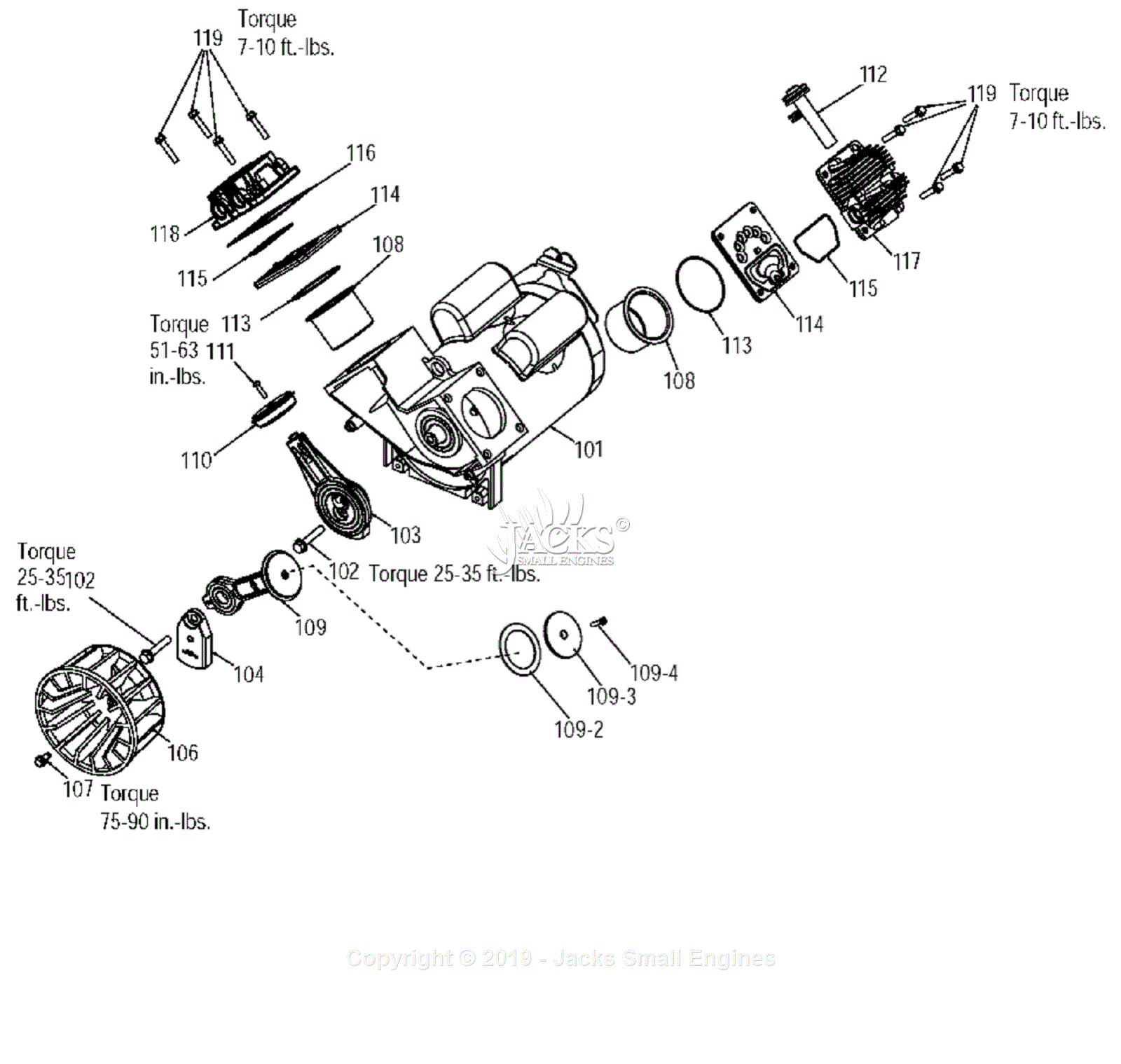 Devilbiss 1WC95 Type 2 Parts Diagram for Pump Assembly