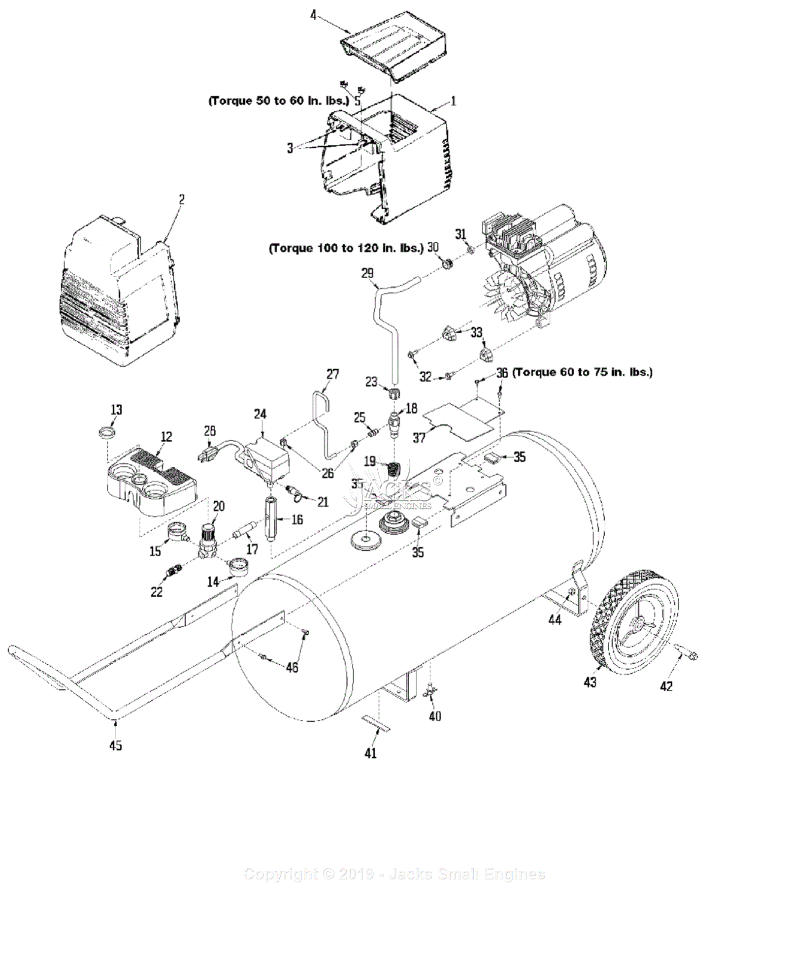 Devilbiss EXFC5020 Parts Diagram for Assembly