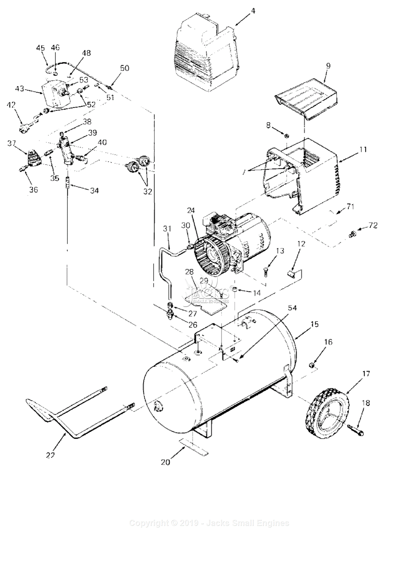 Devilbiss F312 Parts Diagram for Assembly