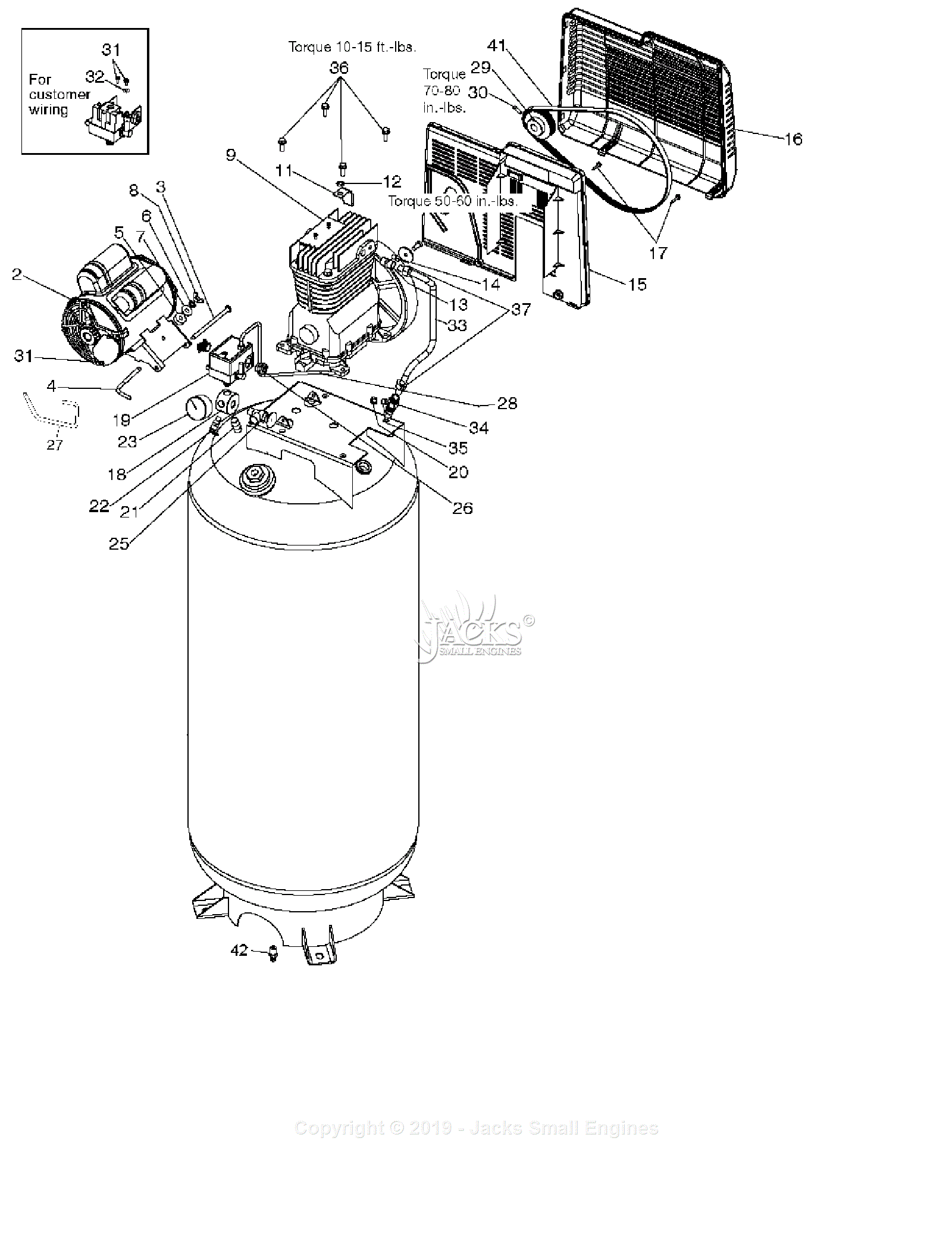 Devilbiss HL7060V Parts Diagram for Assembly