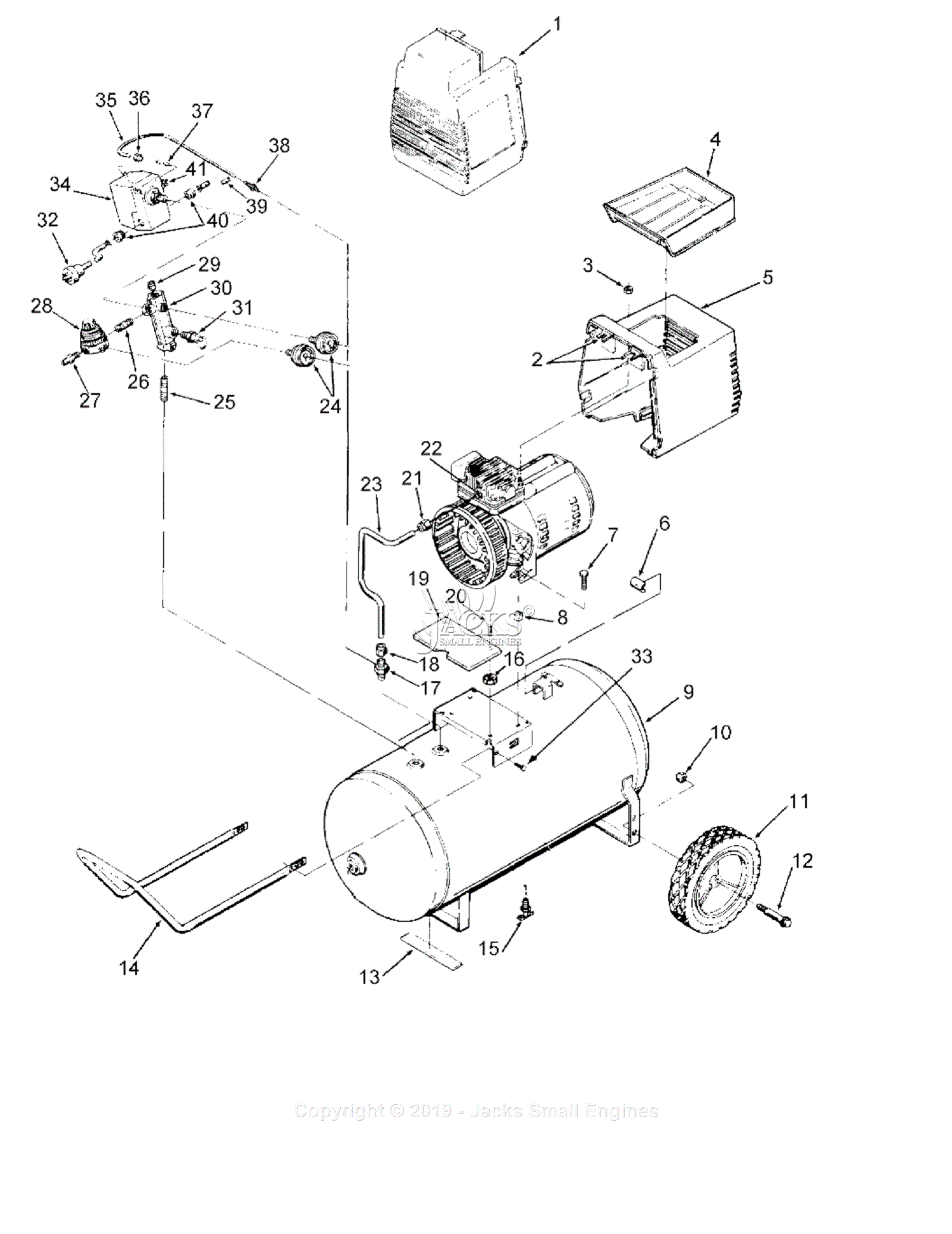 Devilbiss IRF420 Type 0 Parts Diagram for Assembly