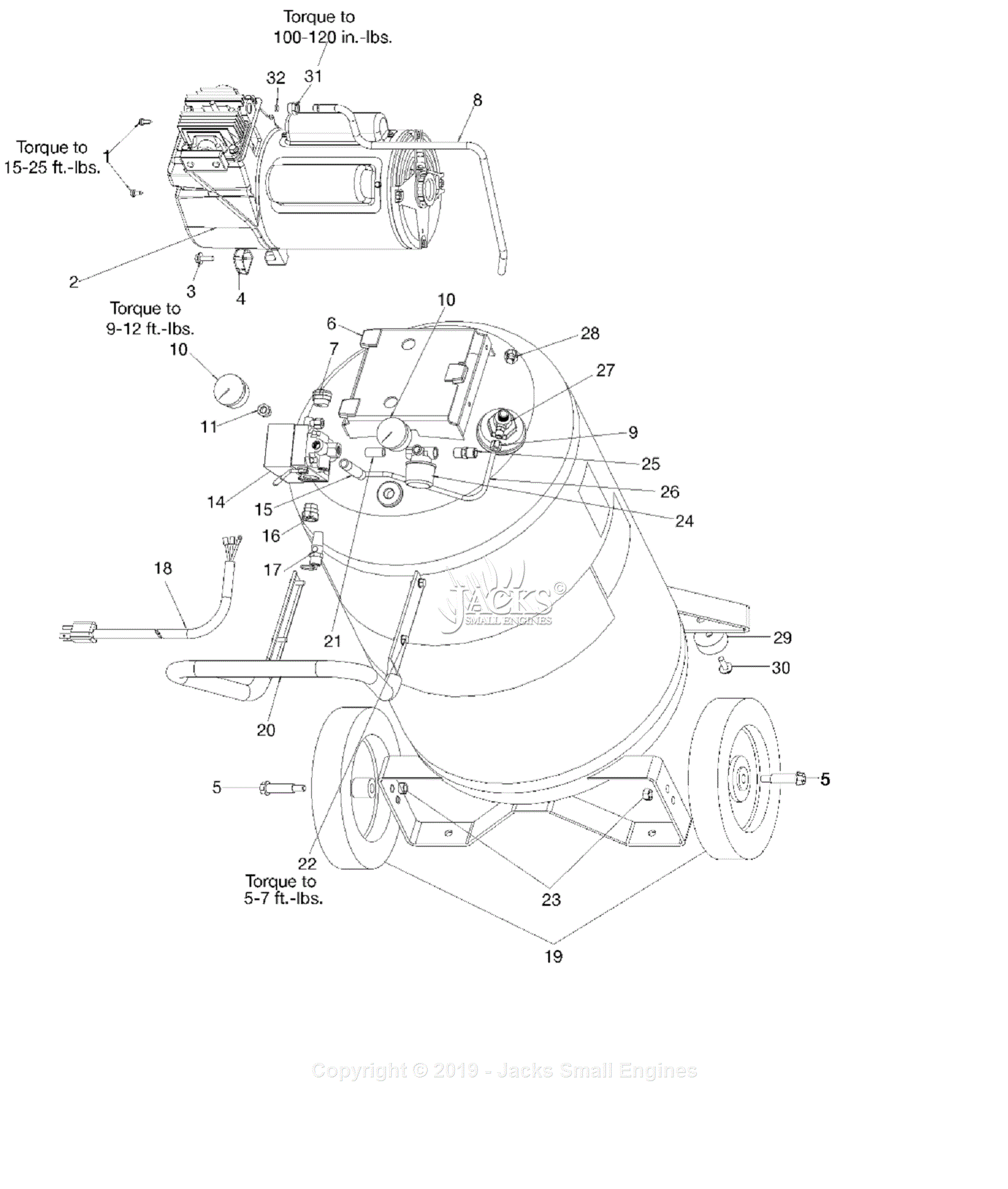 Devilbiss IRFB5020VP Type 2 Parts Diagram For Assembly