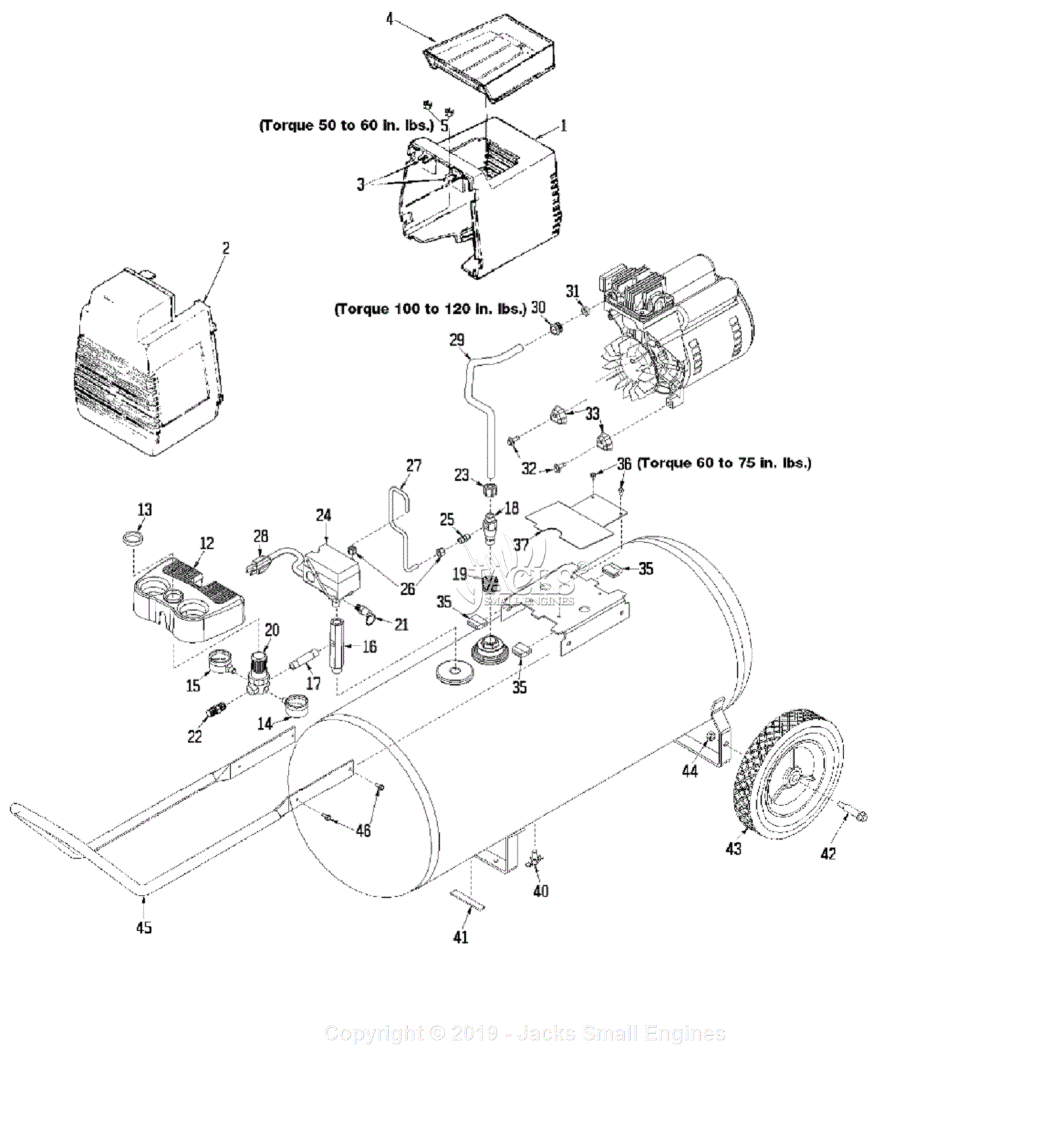 Devilbiss PRF5020-WK Parts Diagram For Assembly