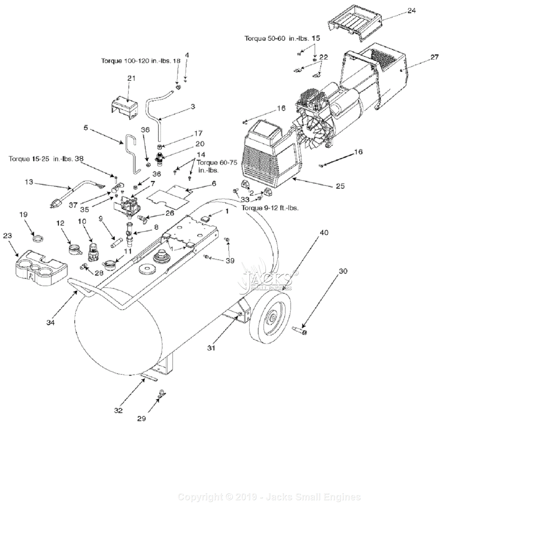 Devilbiss PRFC5530 Parts Diagram For Assembly