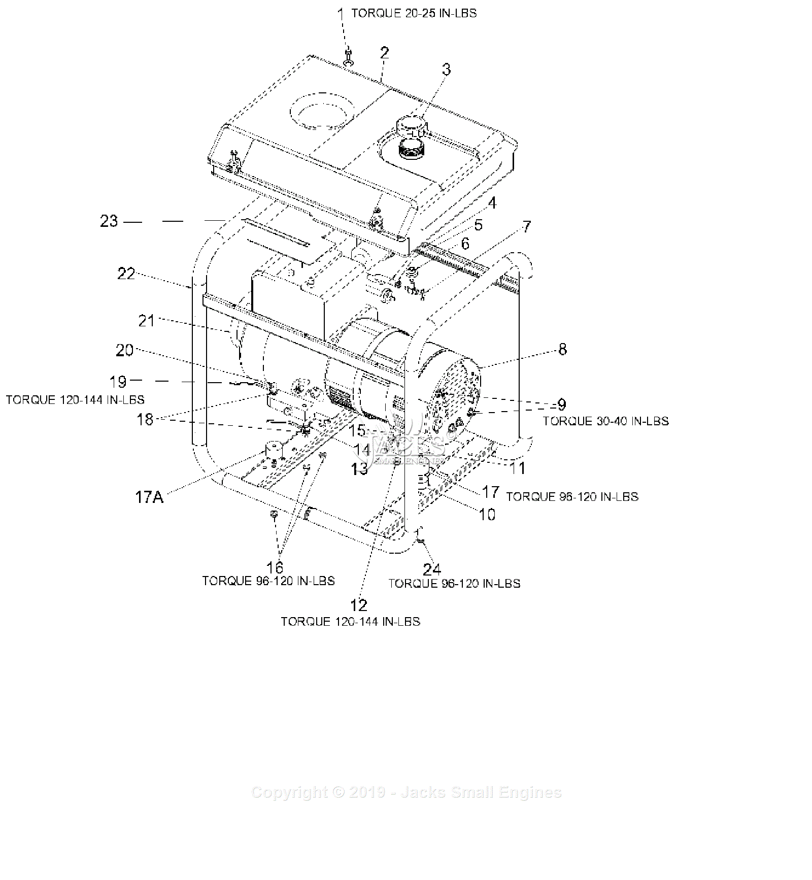 Devilbiss EXGB5010 Type 0 Parts Diagram for Assembly