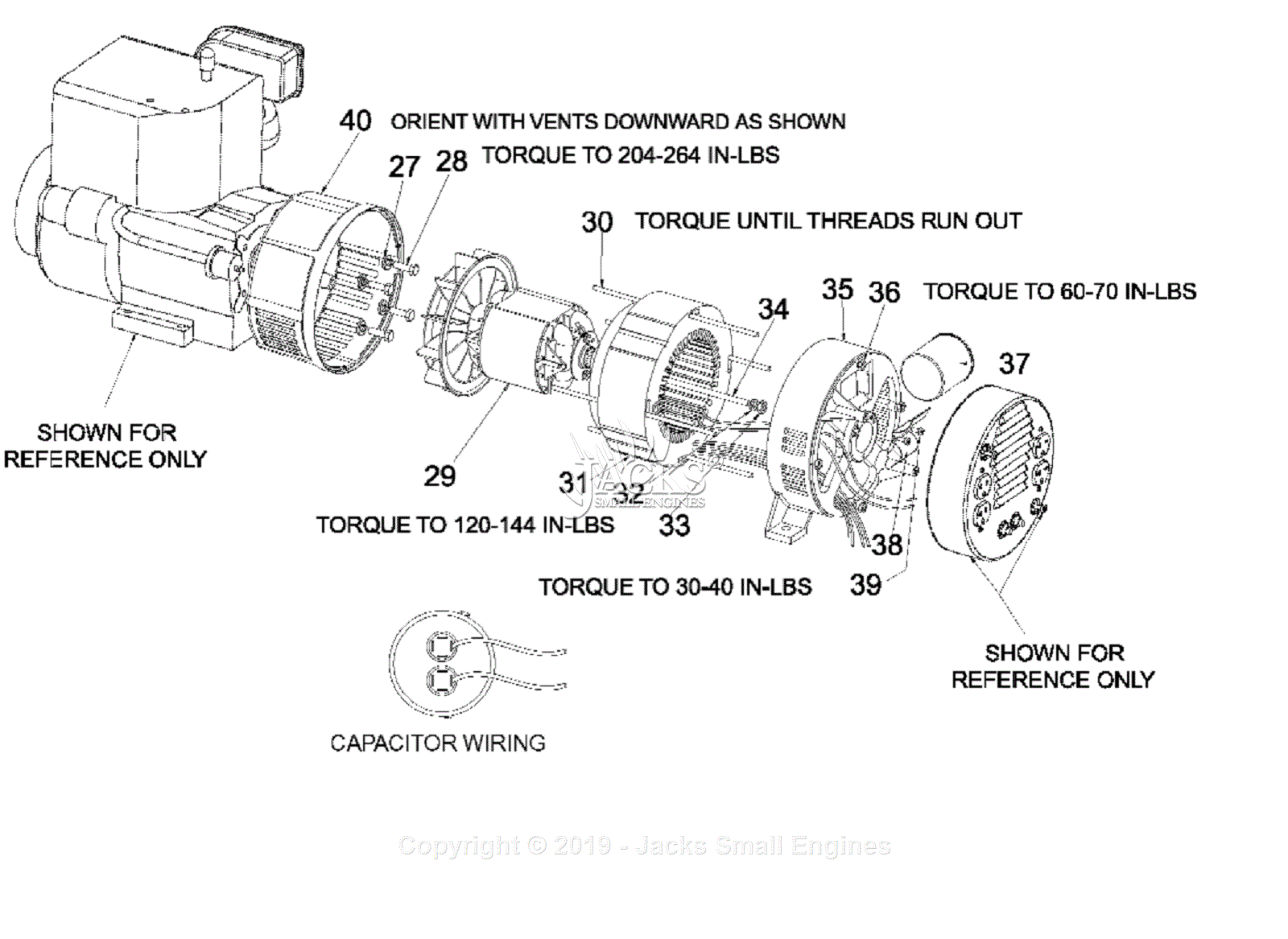 Devilbiss GBFE6010 Type 1 Parts Diagram for Pump Assembly