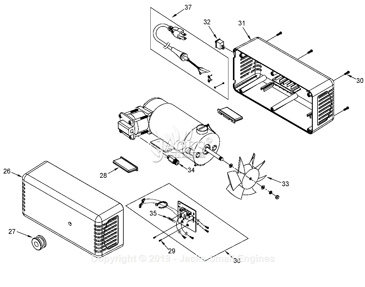 Dewalt D55140 Type 1 Parts Diagram For Pump 5483