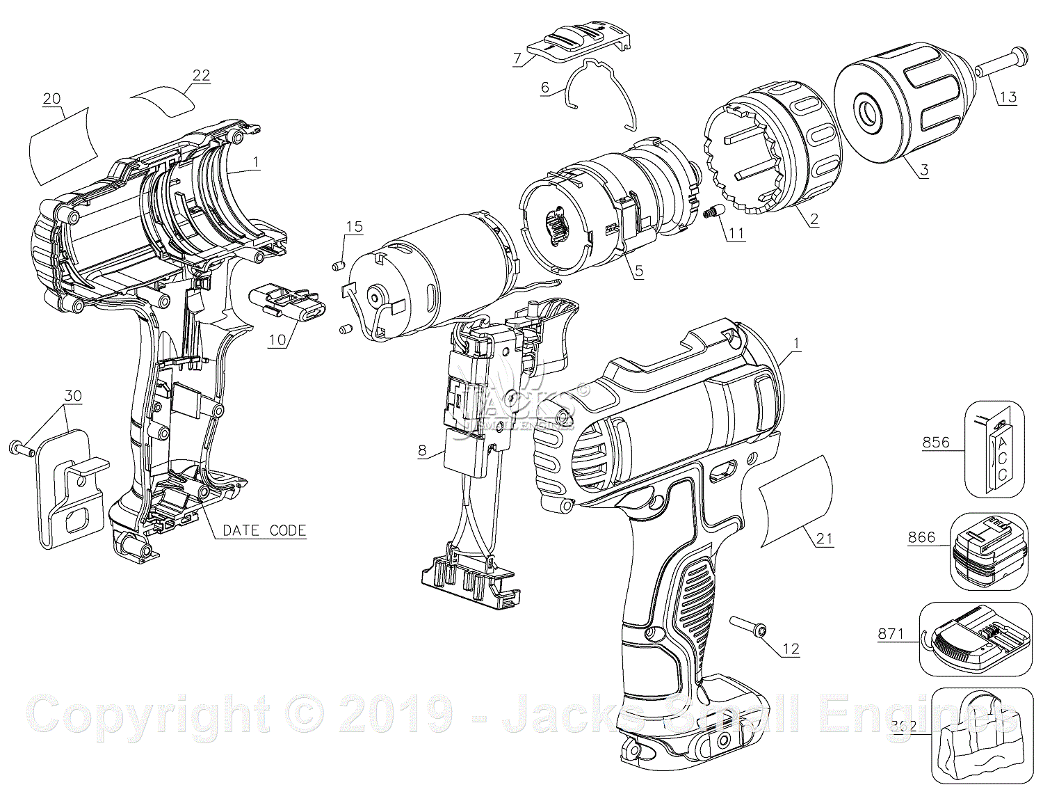 Electric Drill Wiring Schematic