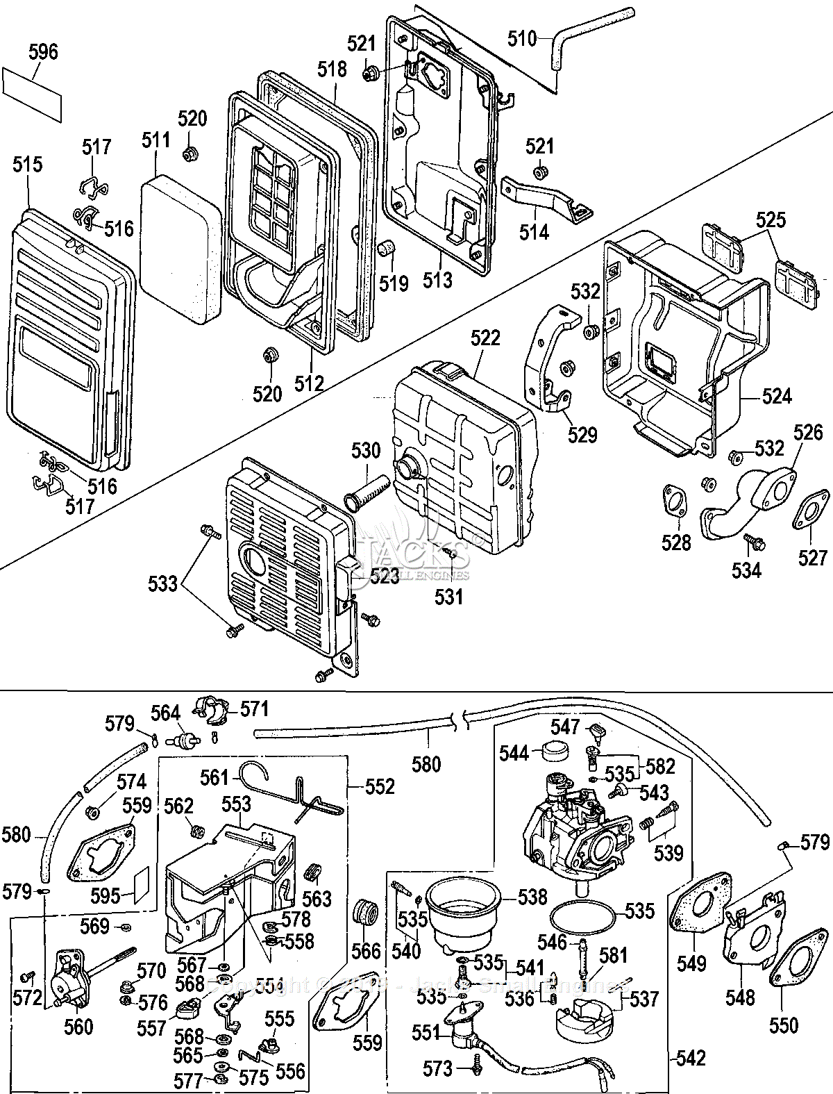 Dewalt DG6000 Parts Diagrams